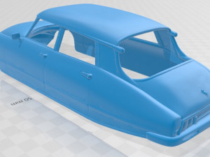 citroen ds 19 pallas 1966 printable body car 3D प्रिंट मॉडल