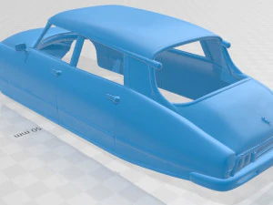 citroen ds 19 pallas 1966 printable body car 3D Print Model