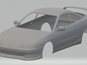 Acura Integra Type R DC2 распечатанный кузов автомобиля 3D Принт Модель