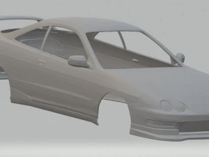 acura integra type r dc2 printable body car 3D Print Model
