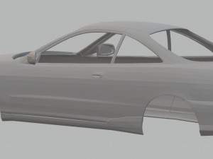 acura integra type r dc2 printable body car 3Dプリントモデル