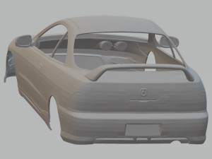 acura integra type r dc2 printable body car 3Dプリントモデル