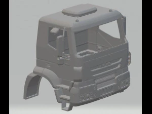 iveco eurostar printable cabin truck 3D Print Model