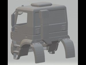 iveco eurostar printable cabin truck 3D Принт Модель