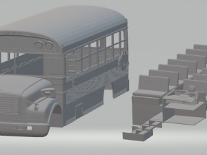 school bus printable 3Dプリントモデル
