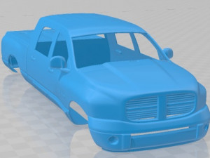 Dodge Ram 2500 Printable Body Car Model do druku 3D