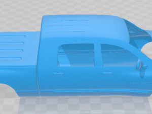 Dodge Ram 2500 Printable Body Car Model do druku 3D