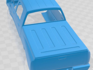 Dodge Ram 2500 Printable Body Car Model do druku 3D