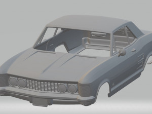buick rivera 1963 printable body car 3Dプリントモデル