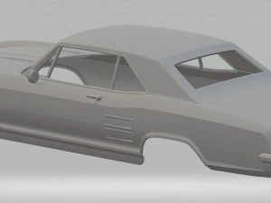 buick rivera 1963 printable body car 3D Print Model