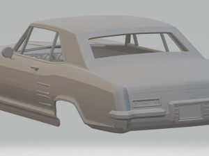 buick rivera 1963 printable body car 3D Принт Модель