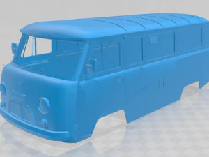 Уаз 2206 кузов фургон для печати 3D Принт Модель