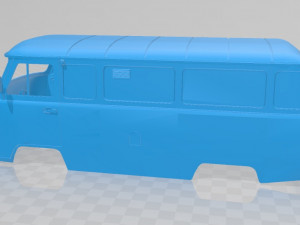 uaz 2206 printable body van 3D printmodel
