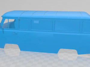 uaz 2206 printable body van 3D Print Model