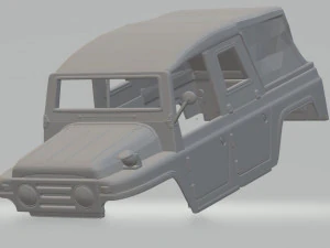 austin champ military jeep printable body car 3D Print Model