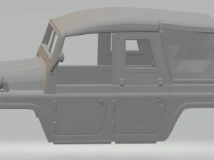 austin champ military jeep printable body car 3D Print Model