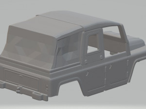austin champ military jeep printable body car 3D Принт Модель