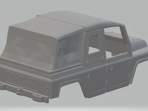 austin champ military jeep printable body car 3D Print Model