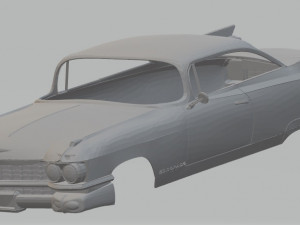 cadillac el dorado 1959 printable body car 3Dプリントモデル
