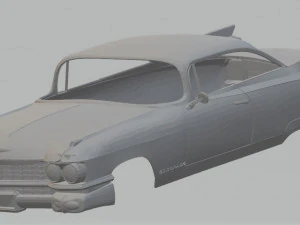 cadillac el dorado 1959 printable body car 3D Print Model