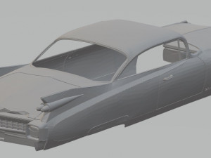 cadillac el dorado 1959 printable body car Modèles 3D en vedette