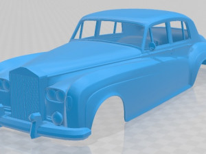 silver cloud iii printable body car Modèles 3D en vedette