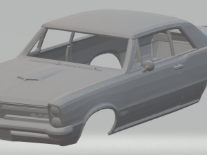 pontiac lemans gto 1965 printable body car 3D Print Model