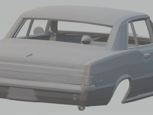 pontiac lemans gto 1965 printable body car Modelo de Impressão 3D