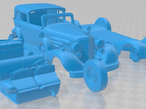 cadillac v16 town 1933 printable car 3Dプリントモデル