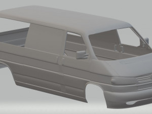 volkswagen t4 printable body van 3D Print Model