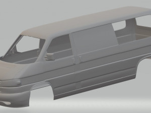 volkswagen t4 printable body van 3D 打印模型