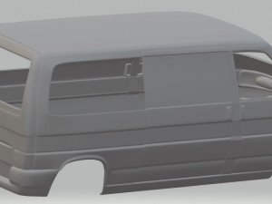 volkswagen t4 printable body van 3D 打印模型