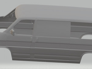volkswagen t4 printable body van 3D 打印模型