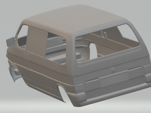 volkswagen t4 printable body van 3D 打印模型