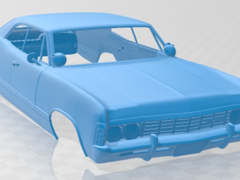 Chevrolet Impala 1967 Printable Body Car 3D Принт Модель