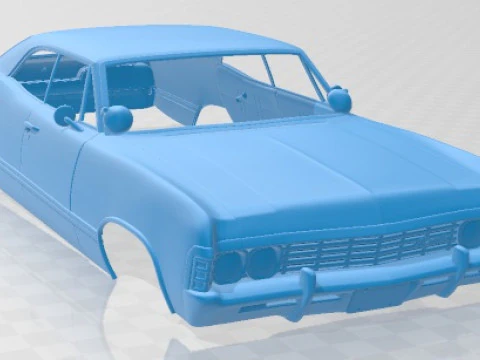 Chevrolet Impala 1967 Printable Body Car 3D Print Model