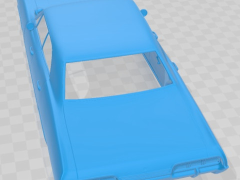 Chevrolet Impala 1967 Printable Body Car 3D Принт Модель