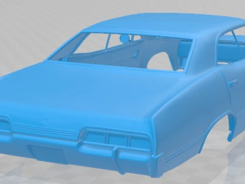 Chevrolet Impala 1967 Printable Body Car 3D Print Model
