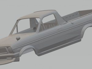 nissan gb121 sunny printable body truck 1971 Modelo de Impressão 3D