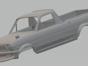 nissan gb121 sunny printable body truck 1971 3D Print Model