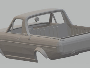 nissan gb121 sunny printable body truck 1971 Modelo de Impressão 3D