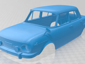 skoda 100 printable body car 3Dプリントモデル