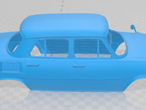skoda 100 printable body car 3D-Druckmodell