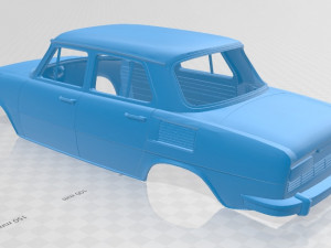 skoda 100 printable body car 3D-Druckmodell
