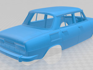 skoda 100 printable body car 3D-Druckmodell