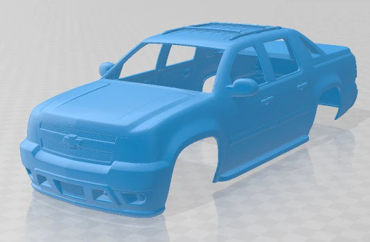 Chevrolet avalanche 2011 printable body car 3D Print Model .c4d .max .obj .3ds .fbx .stl .blend 