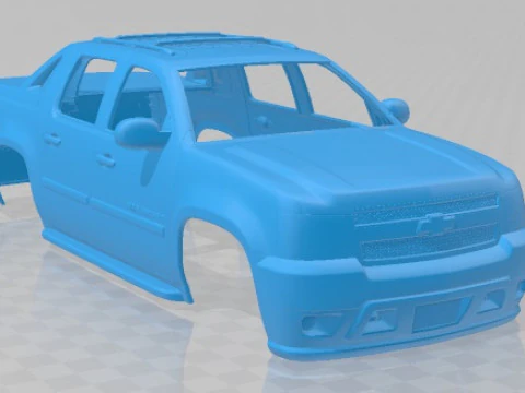 Chevrolet avalanche 2011 printable body car 3D Print Model
