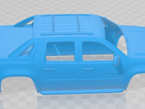 Chevrolet avalanche 2011 printable body car Model do druku 3D