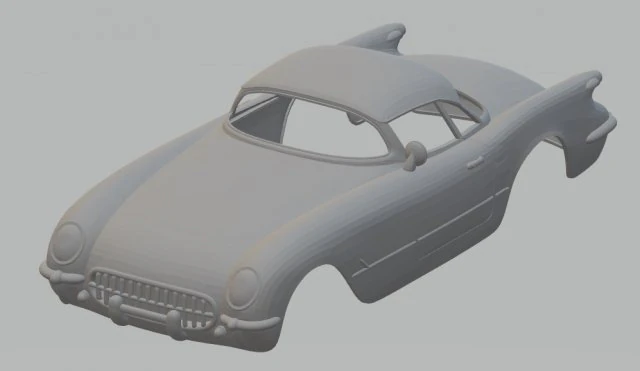 chevrolet corvair 1954 printable body car 3D Print Model .c4d .max .obj .3ds .fbx .stl .blend 
