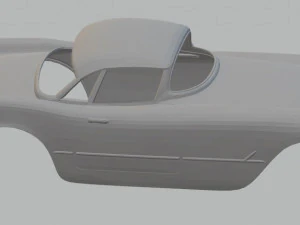 chevrolet corvair 1954 printable body car 3D Print Model